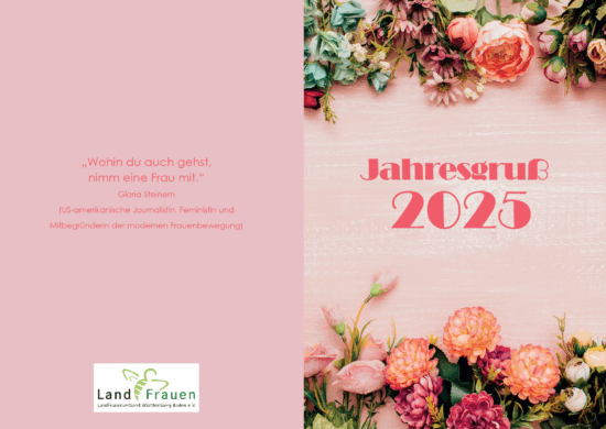 Jahresgruß unserer Präsidentin Karin Rau