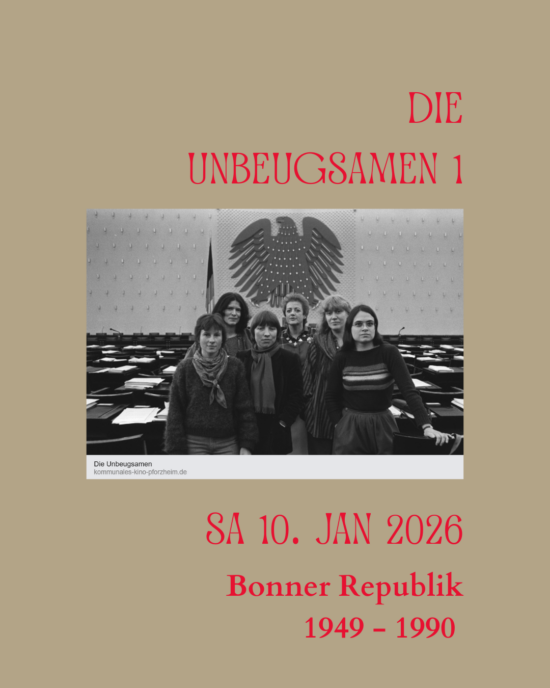 Ins Kino mit den KreisLandFrauen – Unbeugsame 1 – am 10. Januar 26